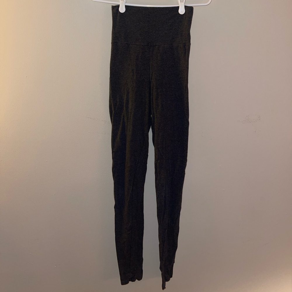 Natalie Dancewear Dark Grey High-Waisted Leggings